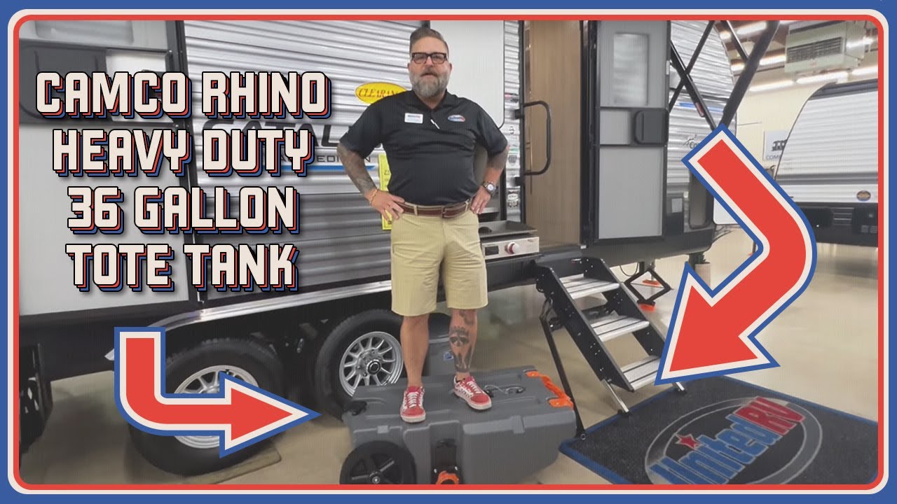 Camco Rhino Heavy Duty 36 Gallon Tote Tank at UnitedRV!