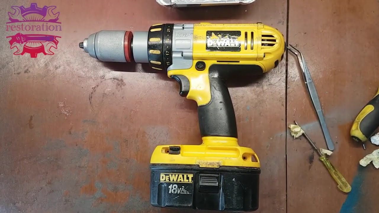 Dewalt DC925 cordless drill repair and restoration ( Tutorial)