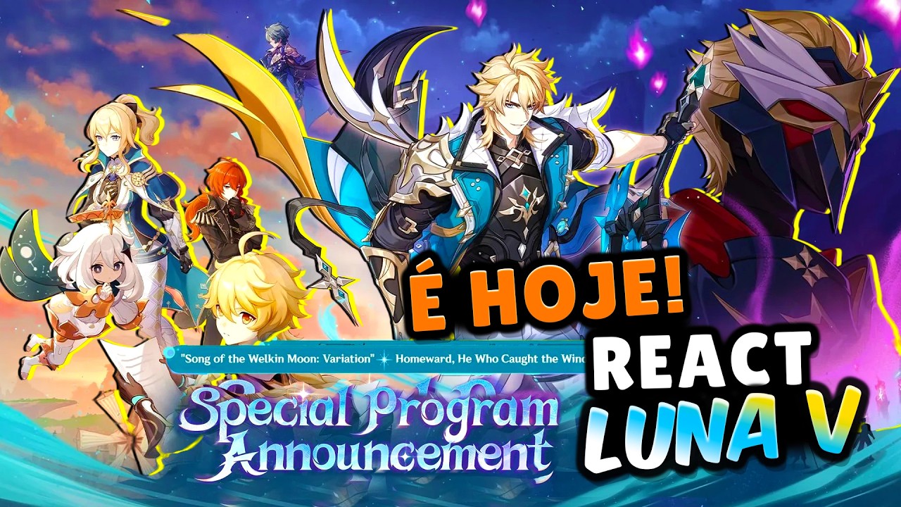 🔴 VARKA MOCHILEIRO?? ✨ React do Programa Especial da Luna V ou 6.4 de Genshin Impact