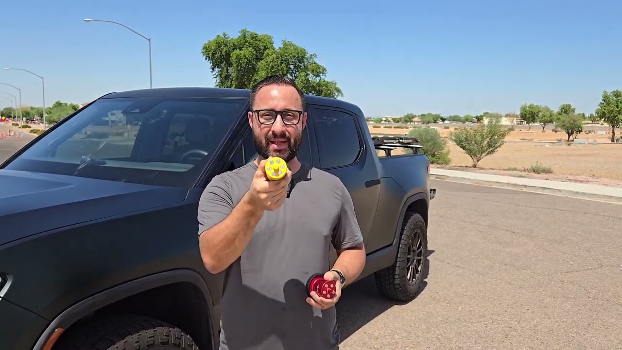 Rivian XL Magnetic Jack Puck for Tire Repair & Off Road