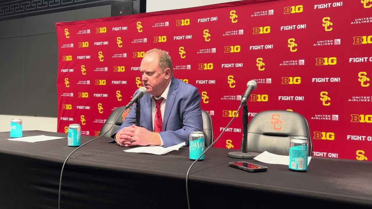 Wisconsin head coach Greg Guard discusses 84-69 win over USC