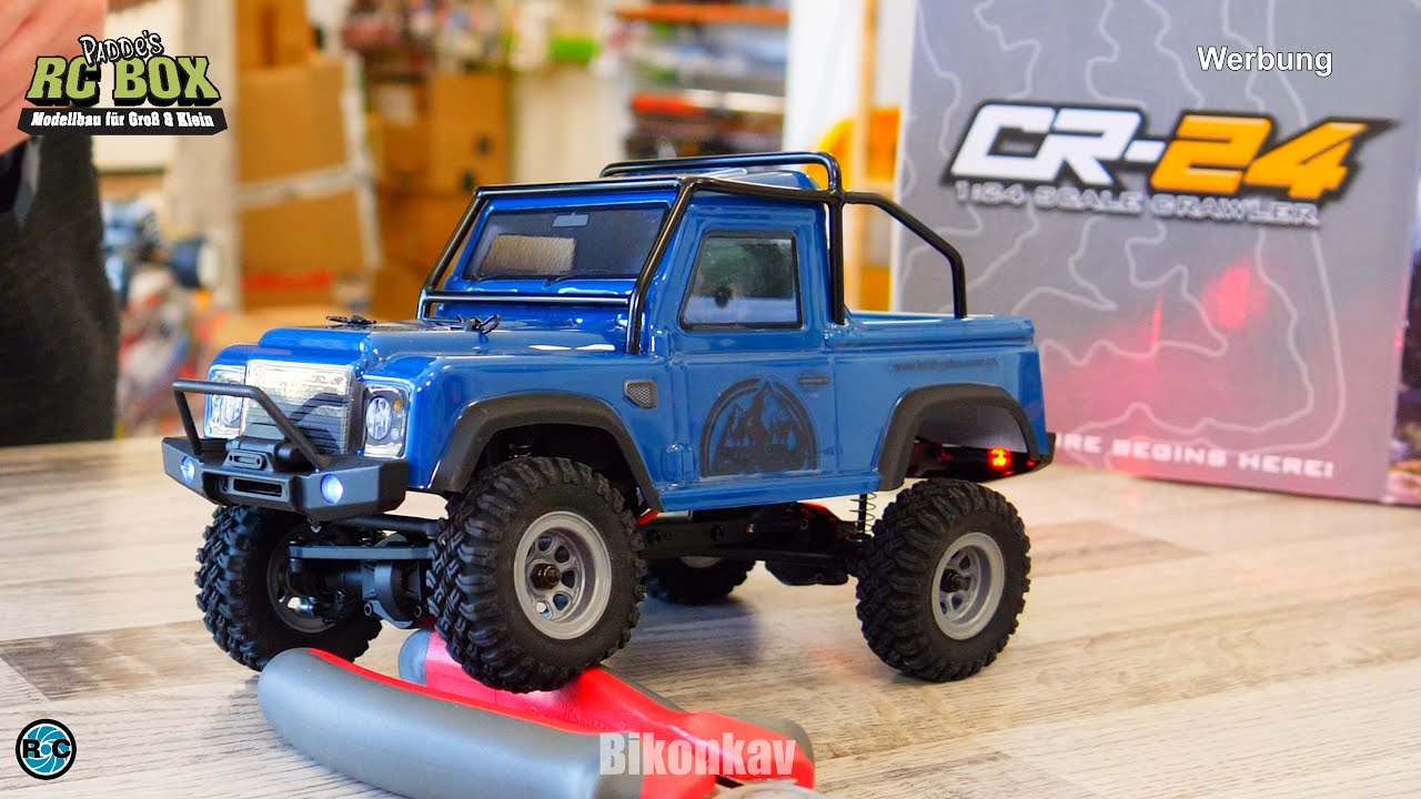 RC Land Rover D90 Pickup - Hobby Plus CR 24 Crawler - Unboxing