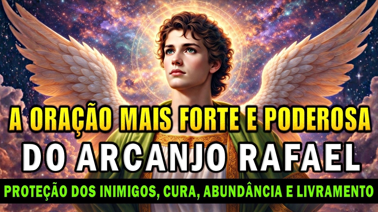 ⭐ORA&Ccedil;&Atilde;O PODEROSA AO ARCANJO S&Atilde;O RAFAEL 🙏 Cura, Prote&ccedil;&atilde;o e Livramento do Mal HOJE