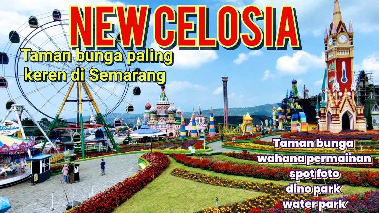 WISATA TAMAN BUNGA DI SEMARANG NEW CELOSIA DENGAN WAJAH BARU 2025