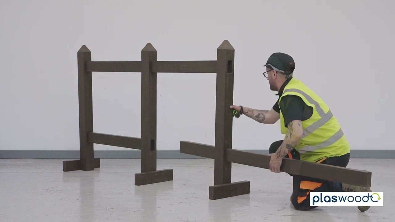 Plaswood – Mortised Post and Rail Fencing Installation Guide