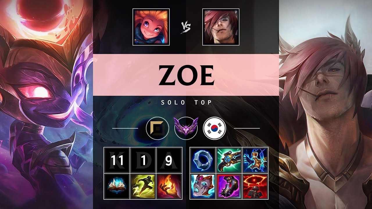 Zoe Top vs Sett - KR Master Patch 25.16