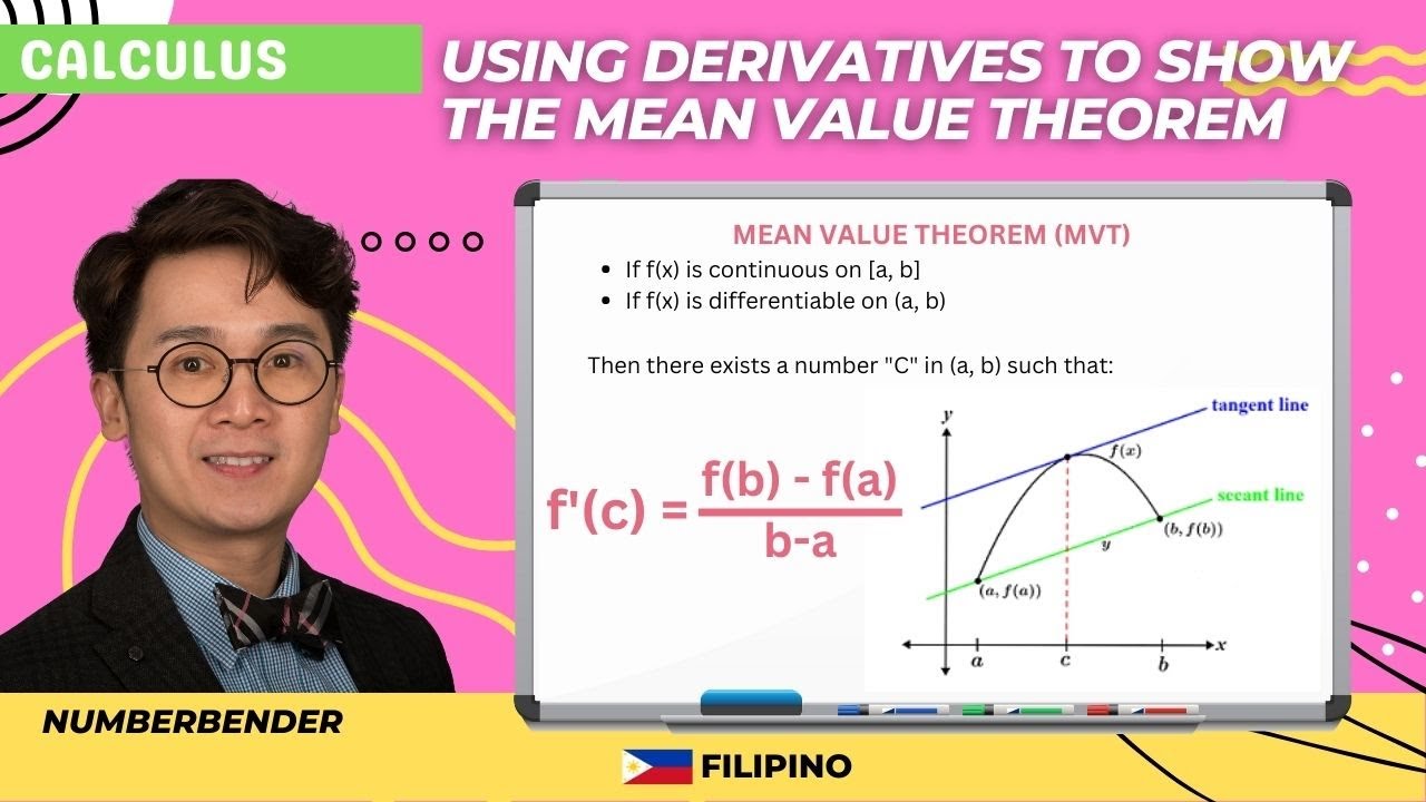 The Mean Value Theorem in Filipino | Calculus | Paano?