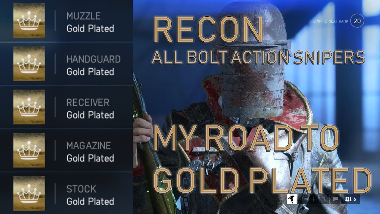 Battlefield V - My road to gold plated snipers (1440p)