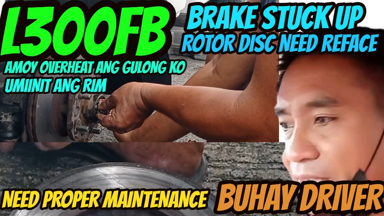 L300 FB, STUCK UP BRAKE, OVERHEAT RIM TIRE, ROTOR DISC NEED REFACE