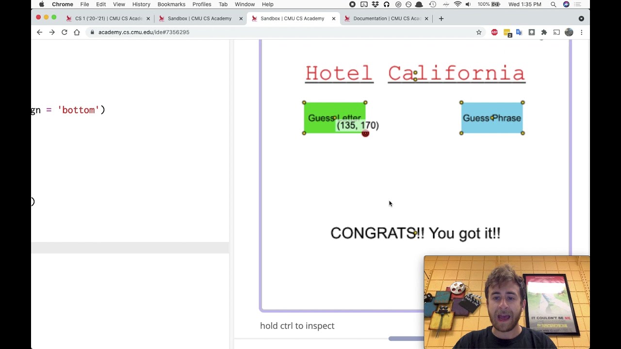 Python String Methods - CMU CS Academy 9.3.1
