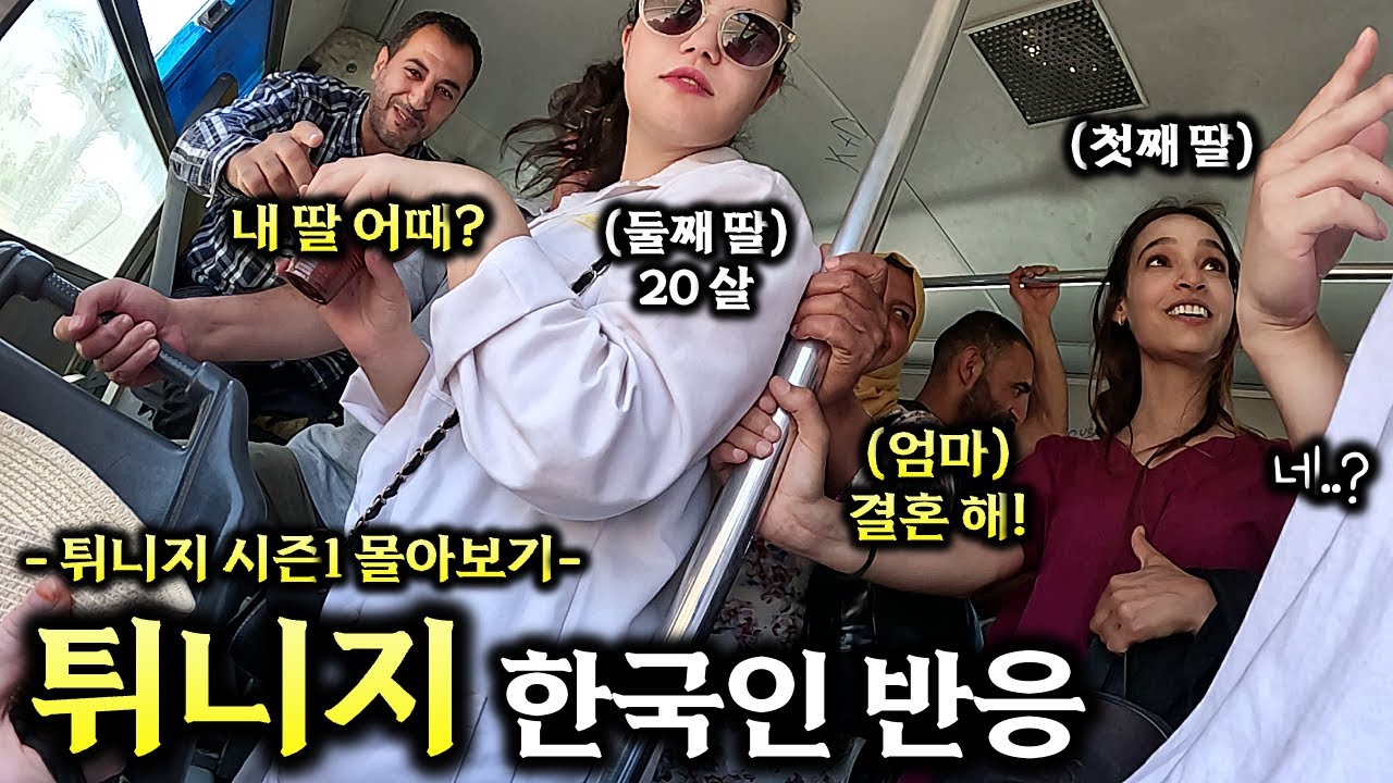 (몰아보기) 한국인이 튀니지에 돌아다니면 벌어지는 일 【튀니지 시즌1 🇹🇳】