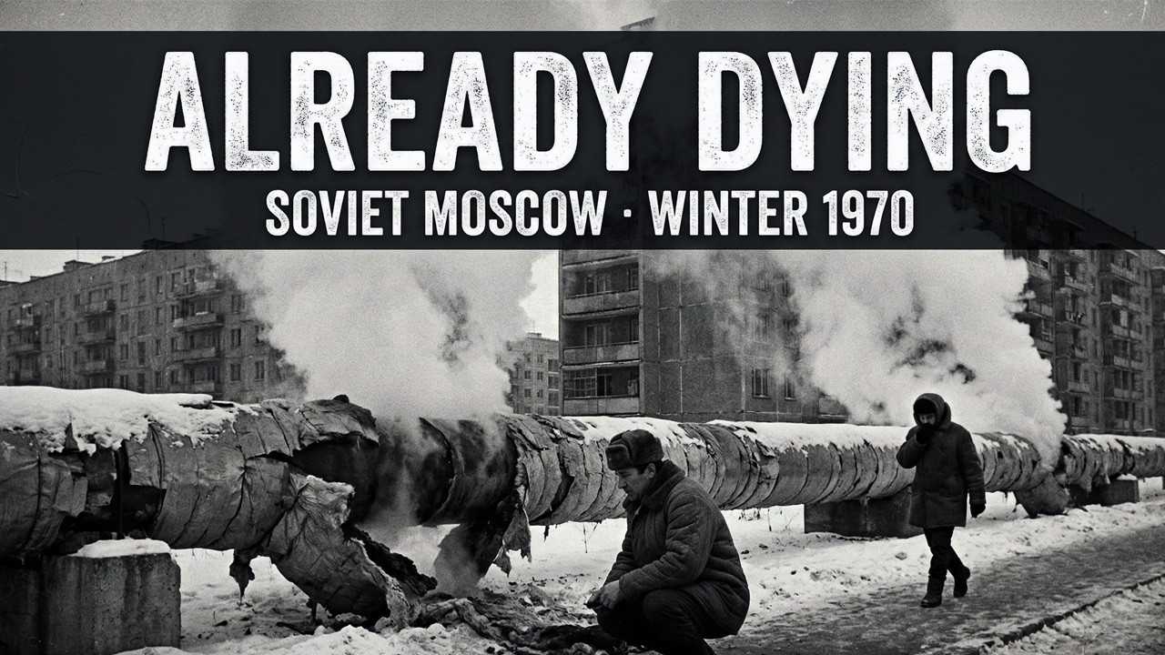 Inside Soviet Moscow Winter 1970: The Heating Pipes That Were Already Dying