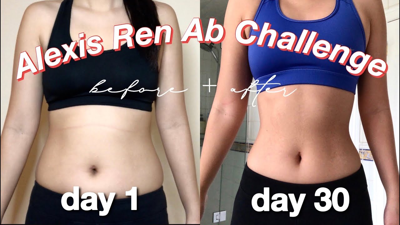 I TRIED THE ALEXIS REN 30 DAY AB CHALLENGE | before + after results  *kinda shook*