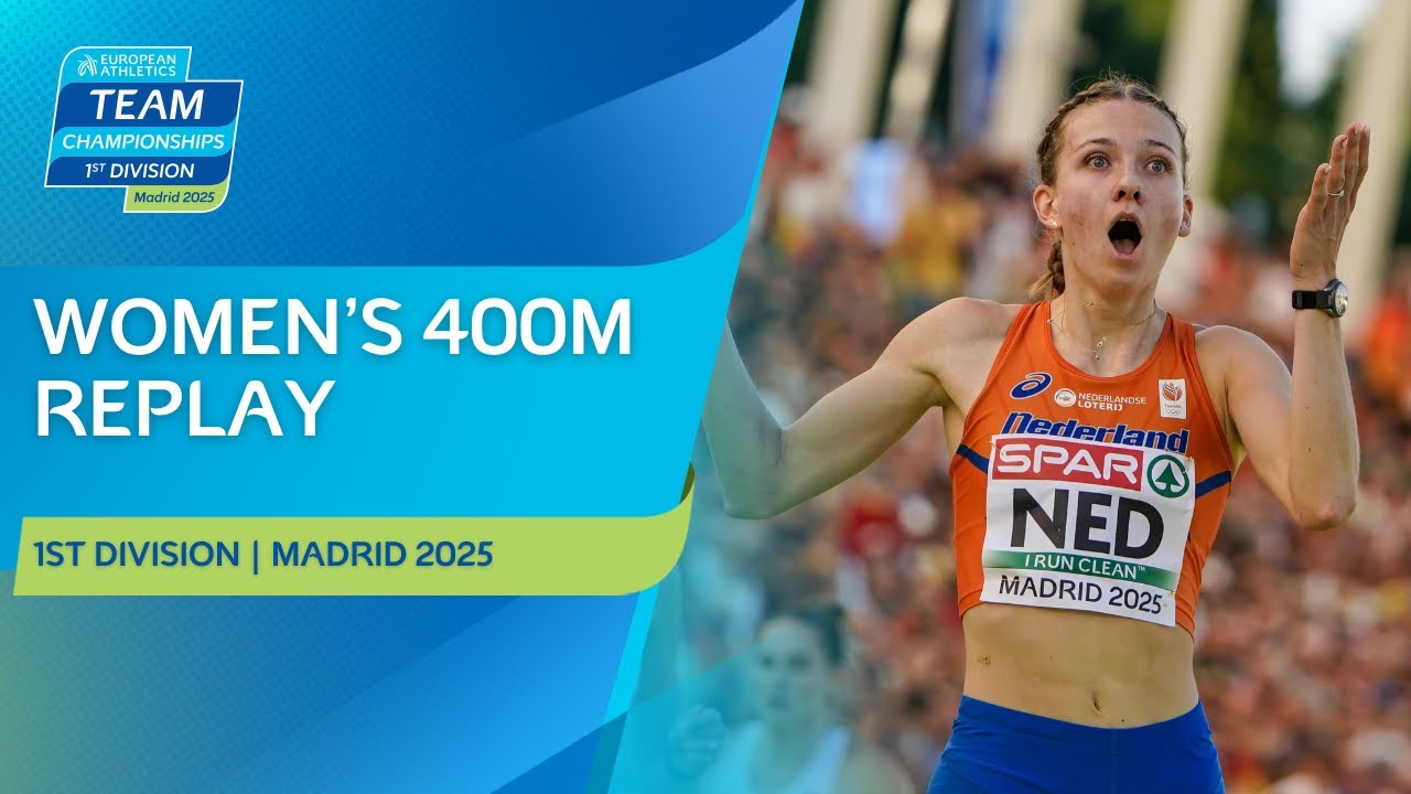 Bol's second FASTEST time outdoors! 🔥 Women's 400m replay | Madrid 2025