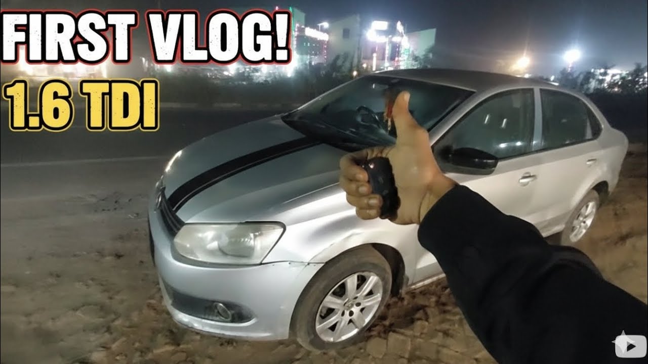 First vlog (VW VENTO 1.6 TDI) ❤️‍🔥