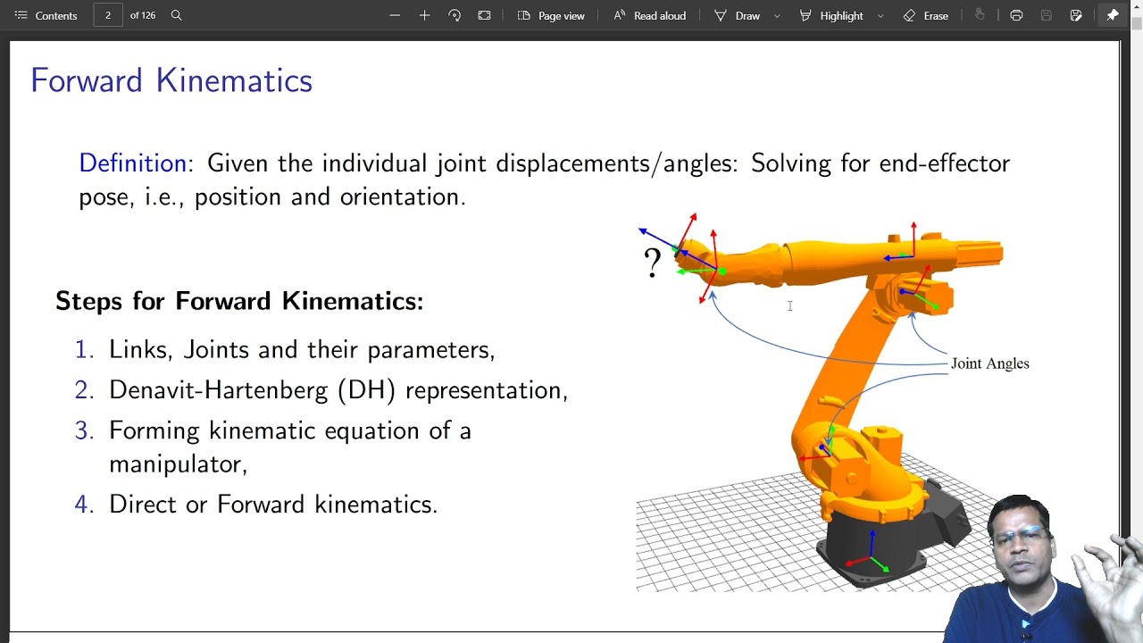 Forward Kinematics: Link and Joint Parameters