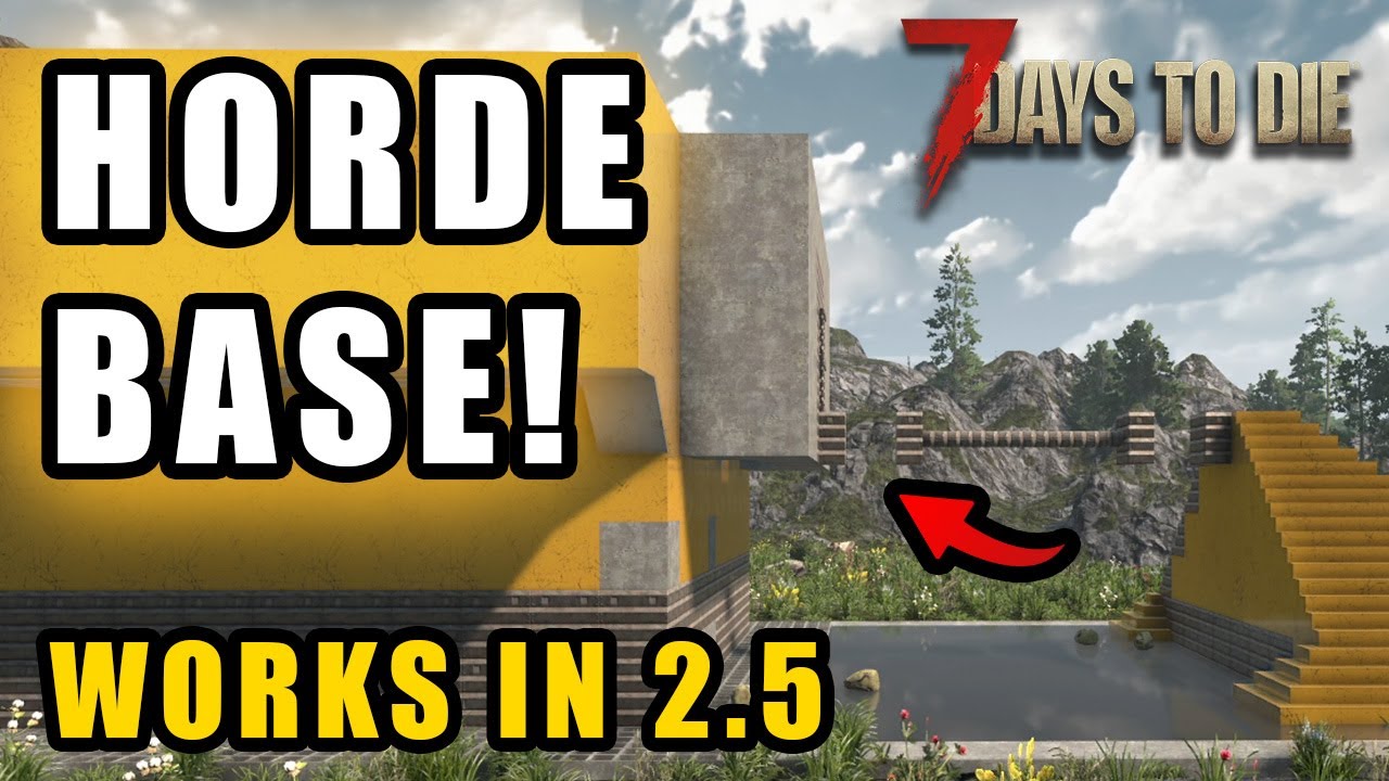 7 Days to Die 2.5 Horde Base TESTED | Fixes, Changes & Results