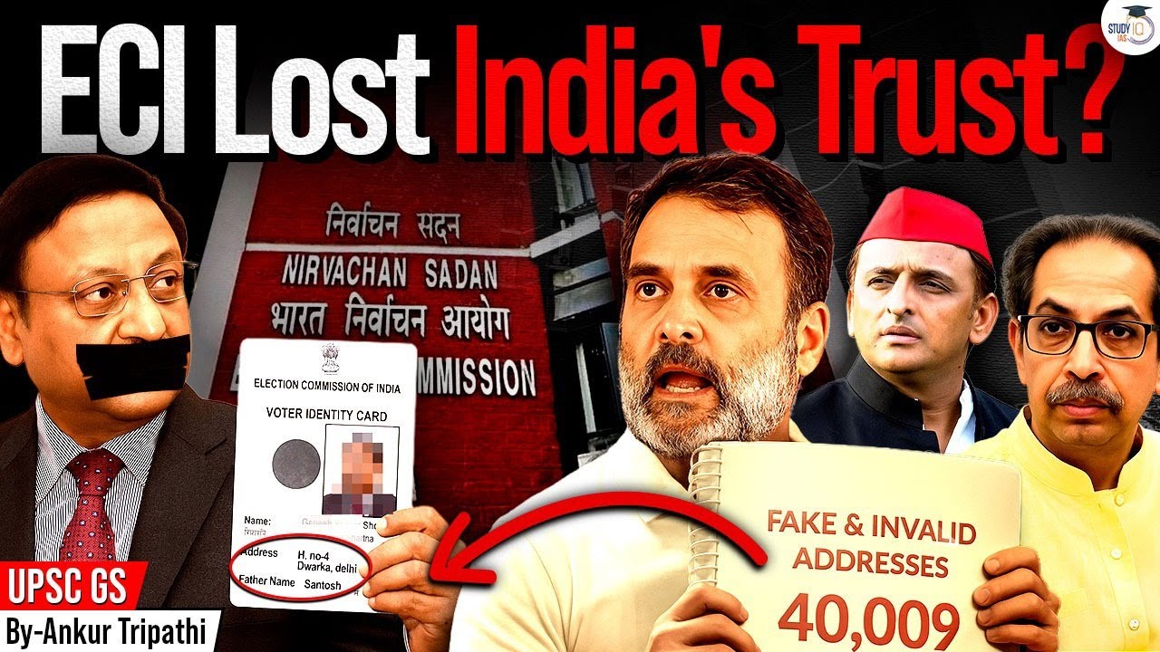 What’s the Reality? | Rahul Gandhi Vs Election Commission of INDIA | Fake Voter Controversy | UPSC