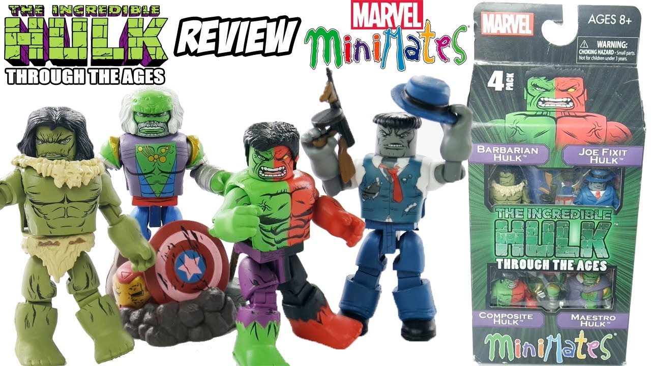 Marvel Minimates - Hulk Through The Ages 4-pack [Review]