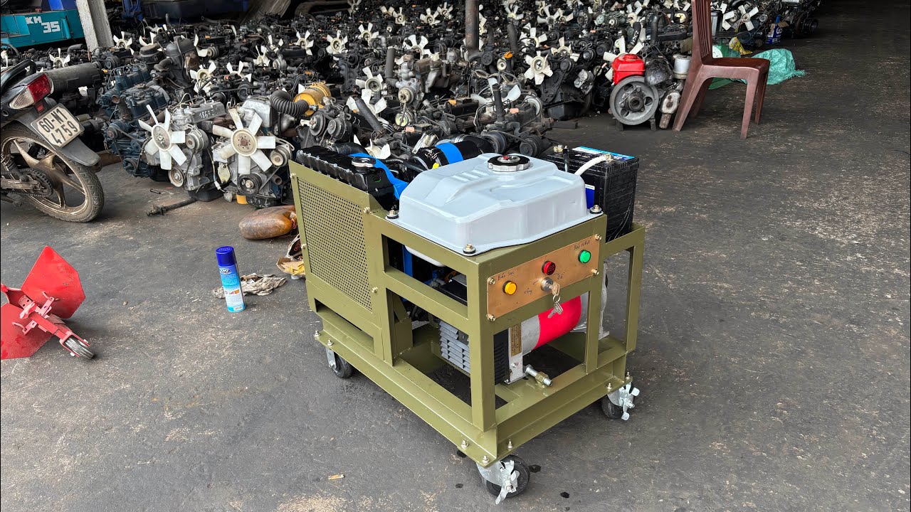 Đã Hoàn Thiện Bộ Phát Điện 5.6kw Động Cơ Yanmar 3t63 📲 0373453633 - 0913948706