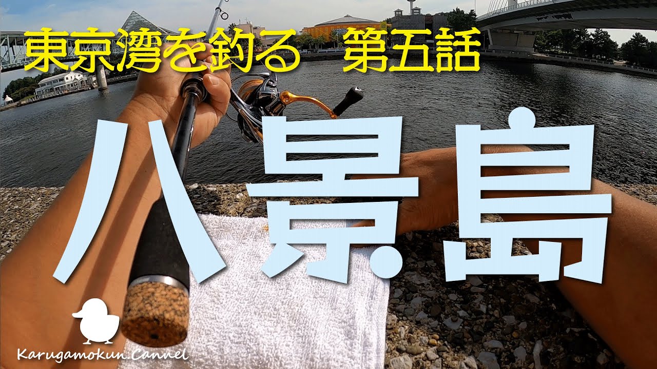 【東京湾を釣る第五話】次なる場所は八景島！何が釣れるかな【おかっぱり】