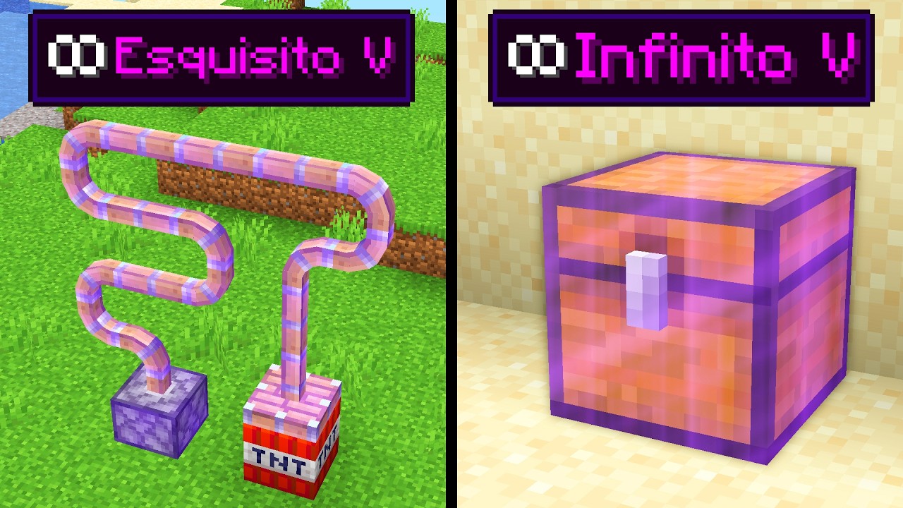 testei ENCANTAMENTOS ILEGAIS do Minecraft