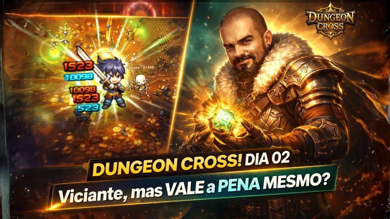 LIVE DIA 02: Dungeon Cross — do “hype” pro “veredito” (vem pro chat!)