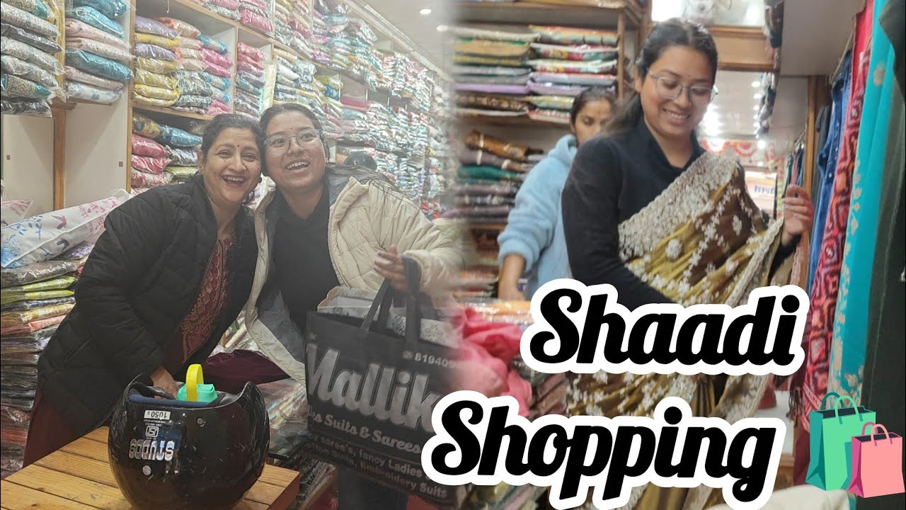Shaadi ki shopping 🛍️ # Tashvi Panchapl vlogs 🤗