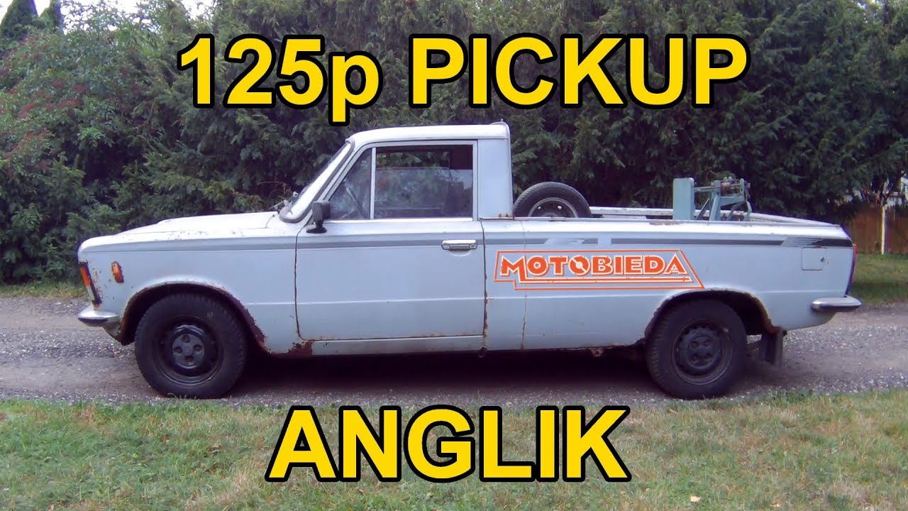 Fiat 125p Pickup RHD - Test z kierownicą po prawej - MotoBieda
