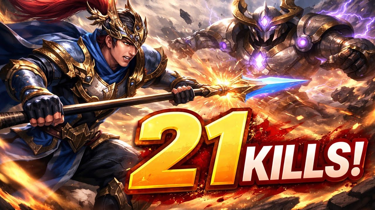 Игра в zilong может убить 21 человека @LandOfDawnID id