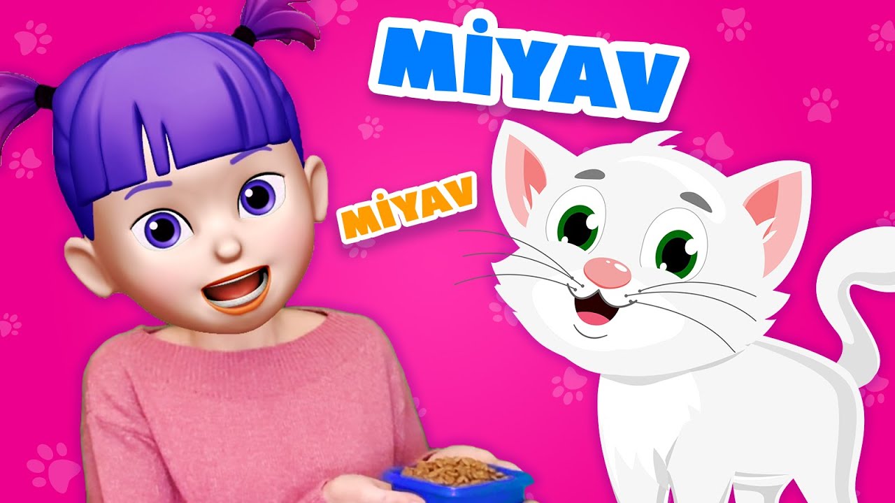Kedicim Miyav Miyav Der | Eğlenceli Çocuk ve Bebek Şarkıları | Yoyo Çocuk