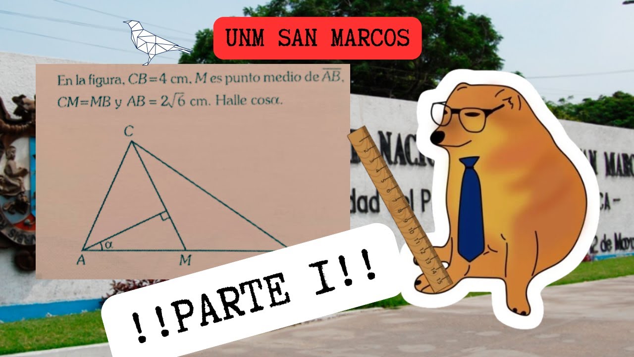 Resolviendo Ejercicios de exámenes de la San Marcos-TRIGONOMETRÍA Parte 1