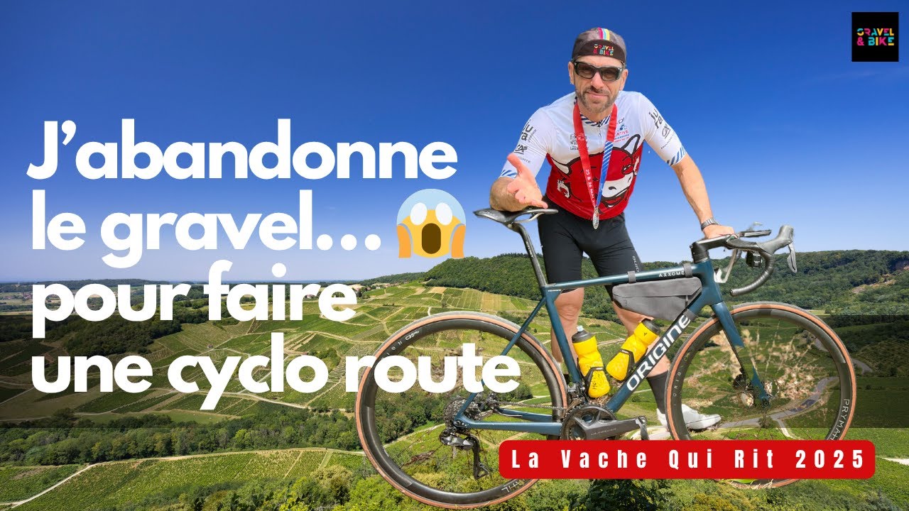 J’abandonne le gravel… pour faire une cyclo route 😱
