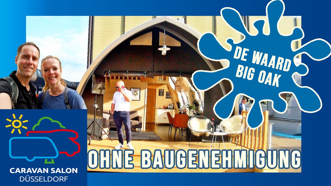NEUHEIT 2023 🆕  OHNE BAUGENEHMIGUNG • Tinyhouse Zelt DE WAARD BIG OAK • NUR 35.000 € für 3 Zimmer