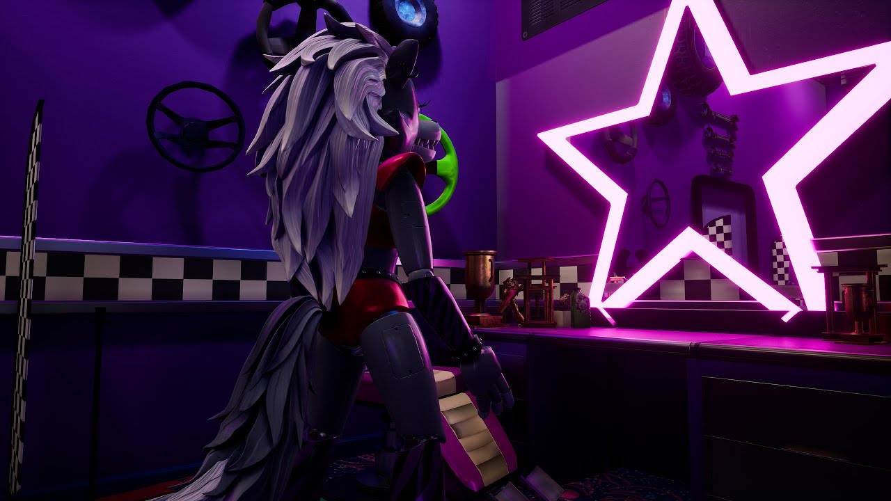 FNaF Security Breach: A Evening In Roxanne's Green Room | In game Ambience| Clean Audio | 4 hours |