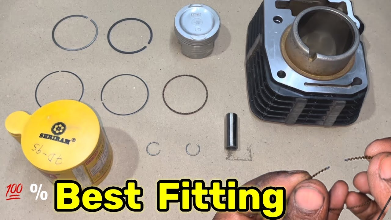 होंडा शाईन बाईक का पिस्टन रिंग लगाने का बेस्ट तरीक़ा  How to install usha piston ring - qasim auto
