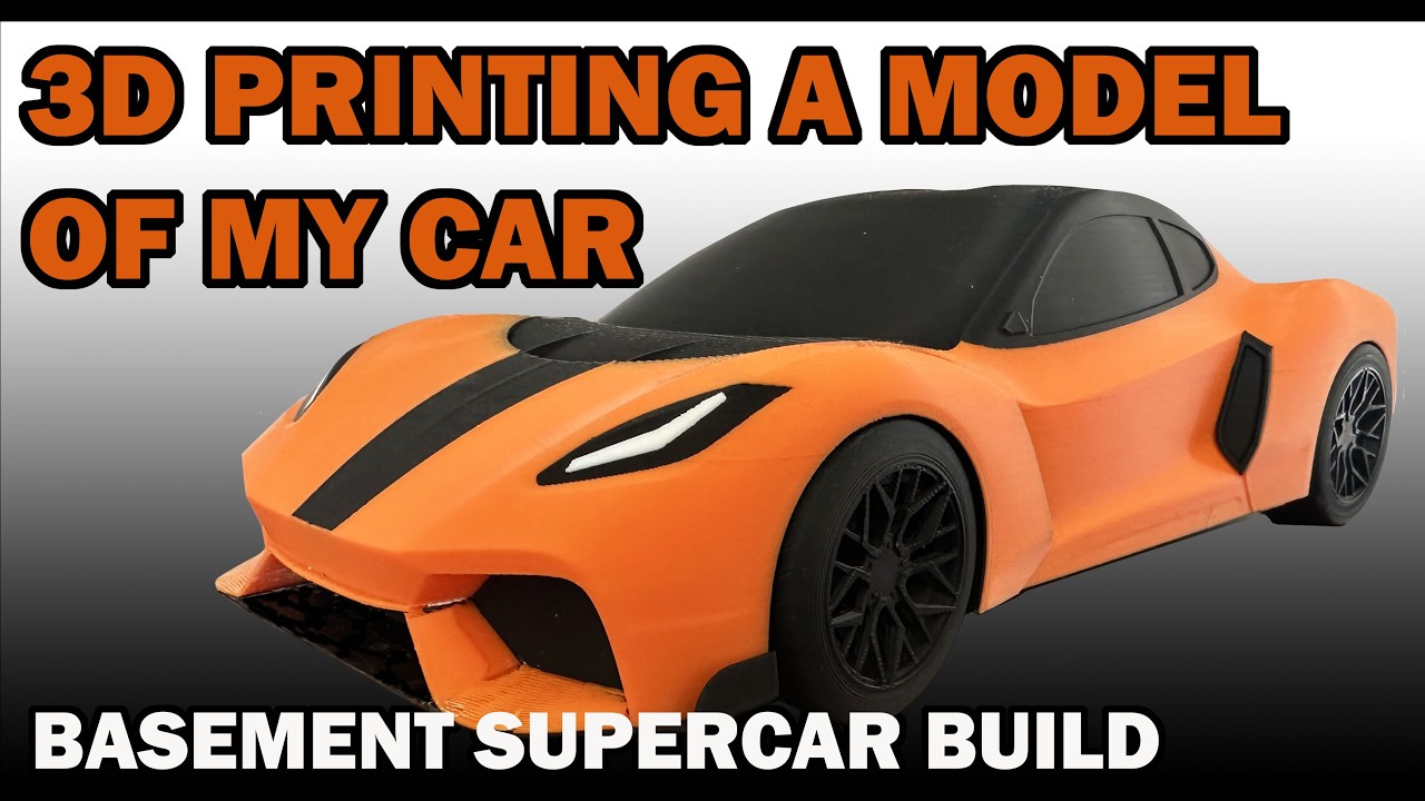 3D printing a model of my supercar