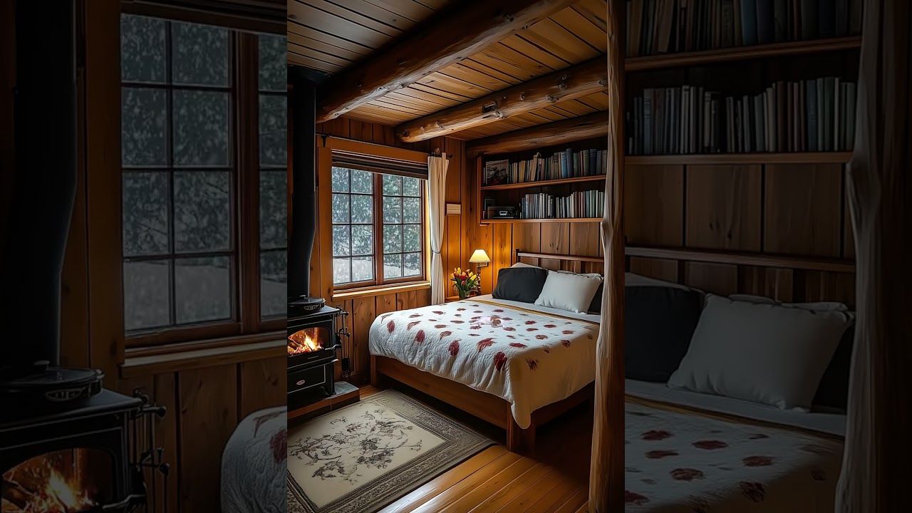 Healing, Meditation, Focus, DeepWorkASMR, Calming, MindfulRain Relaxation, InnerPeace, Snow,CozyRoom