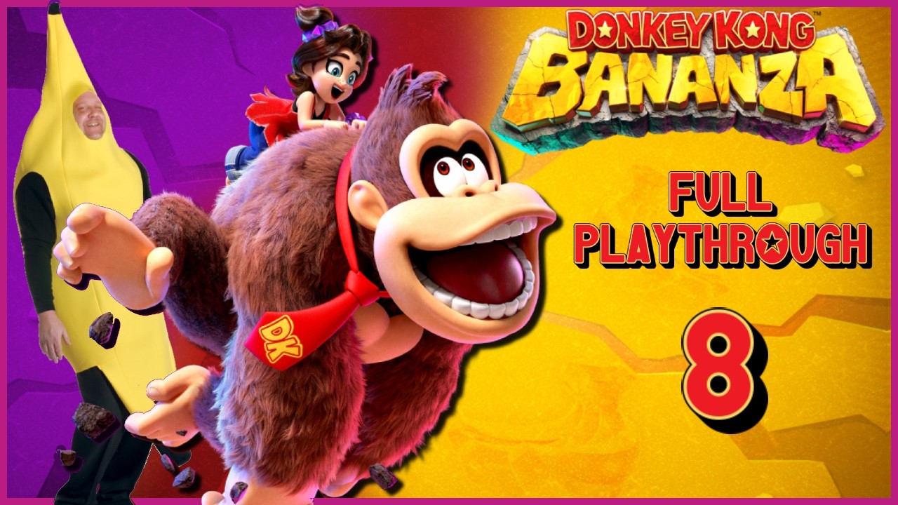 Grinding For 300 Bananas In Donkey Kong Bananza | First Playthrough | Part 8