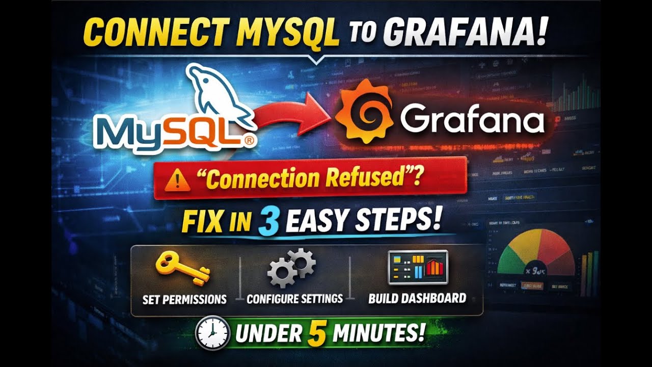 Как подключить MySQL к Grafana: полное руководство по настройке и созданию панели управления.