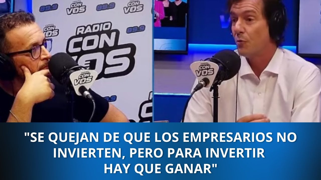 Luciano Galfione, presidente de la Fundación Pro Tejer, sobre la caída de los precios de la ropa.