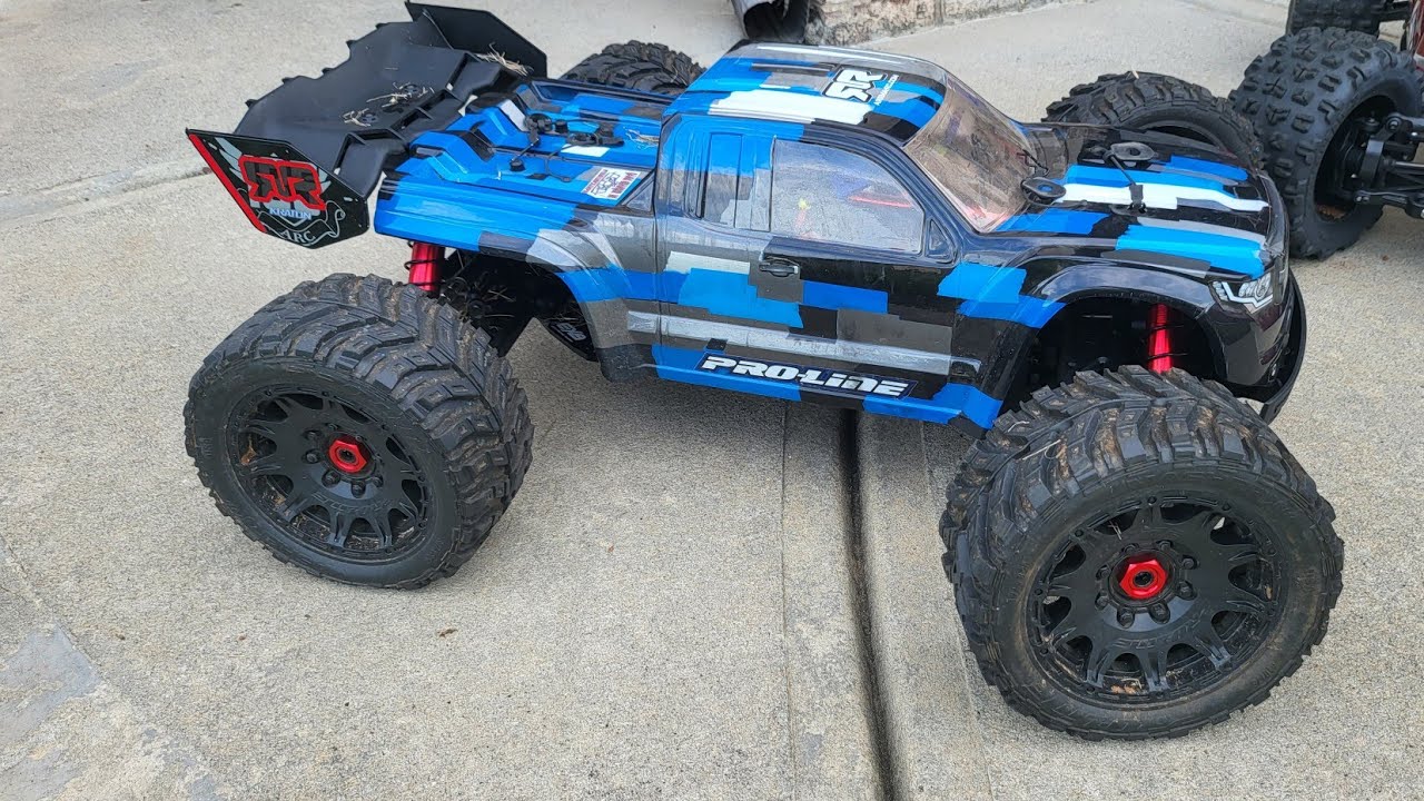 Arrma kraton 8s EXB new build test run 42 39 gearing