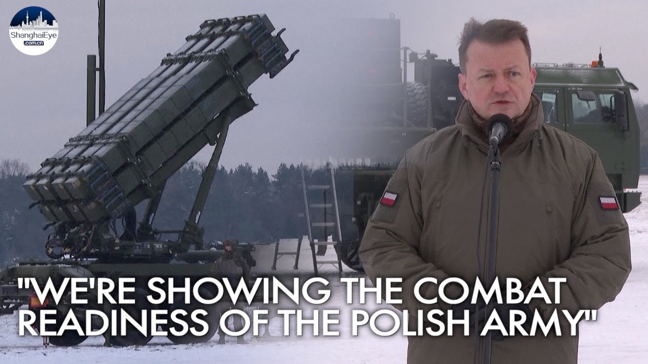 Poland shows off Patriot air defence missile system in 'deterrent' exercises