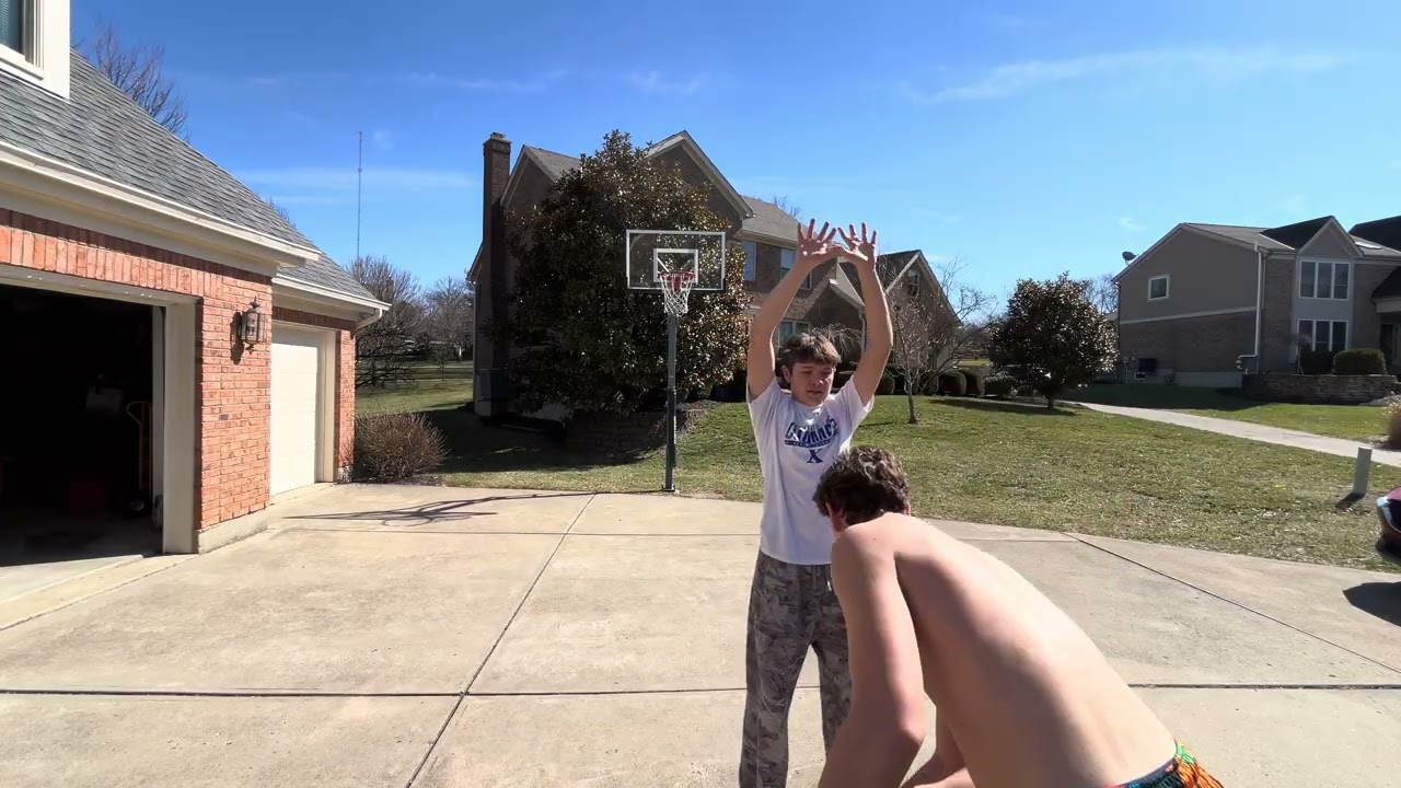 1v1 Basketball Game 1 (Raw Footage)