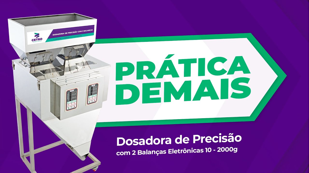 Dosadora de Precis&atilde;o com 2 Balan&ccedil;as Eletr&ocirc;nicas 10 - 2000g