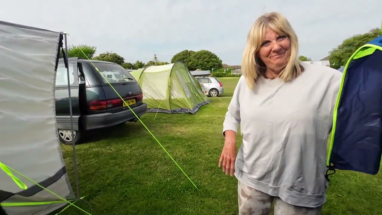 Wall Park Camp Site Brixham, Camping with your boat and our camping set up