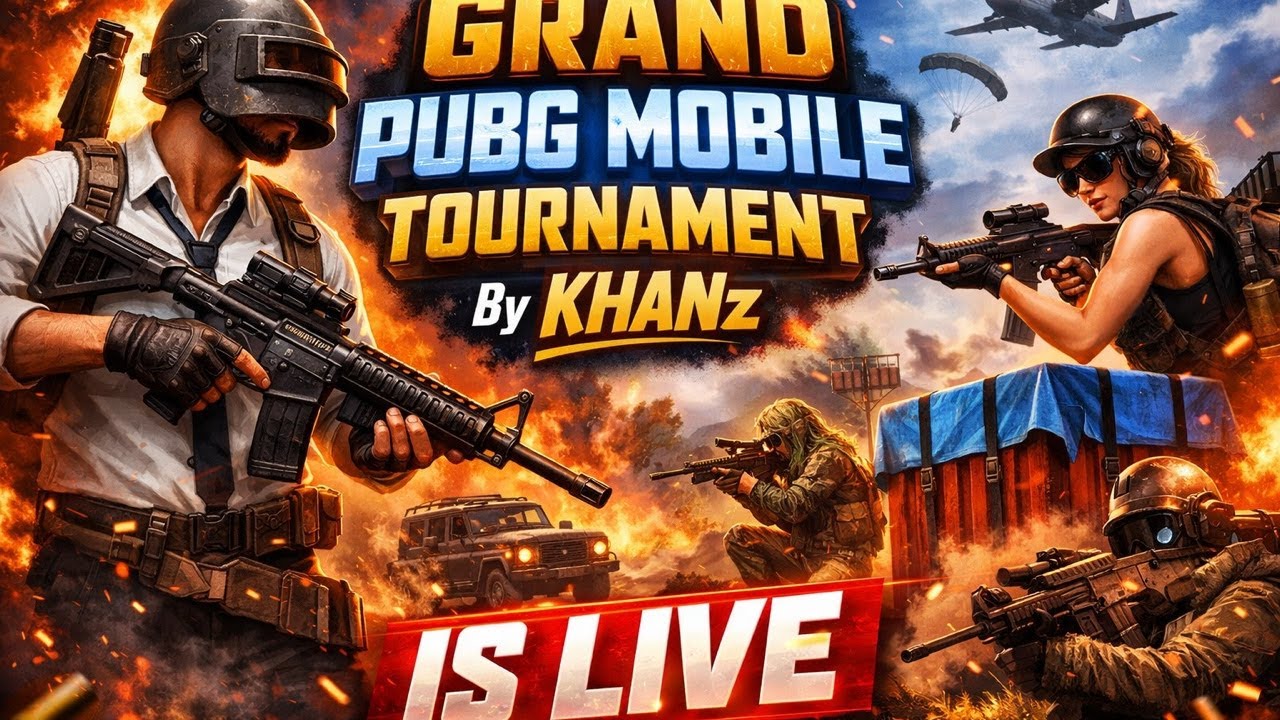 GRAND PUBG TOURNAMENT BY KHANz || DAY 2 || KHANz Is Live