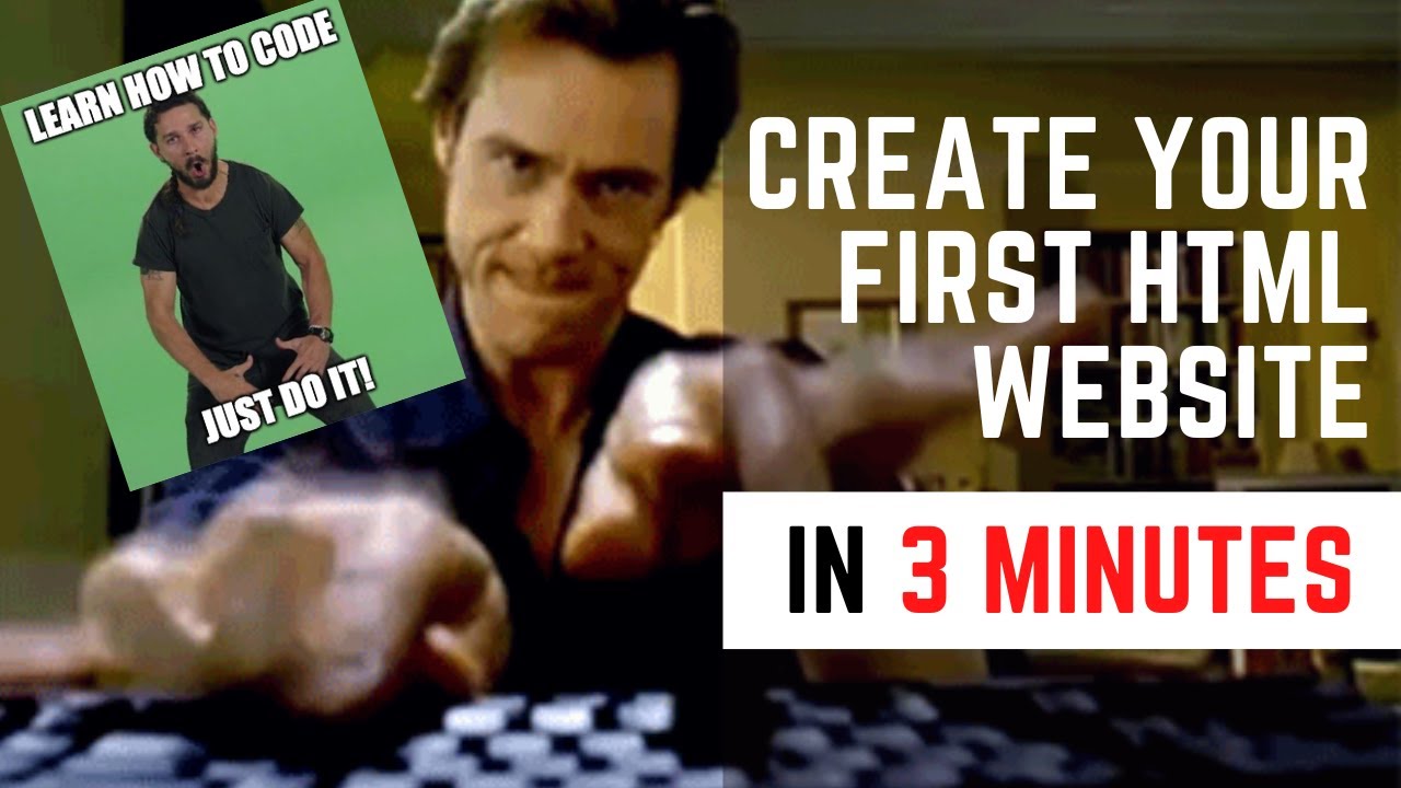 Create your first HTML website - In 3 Minutes