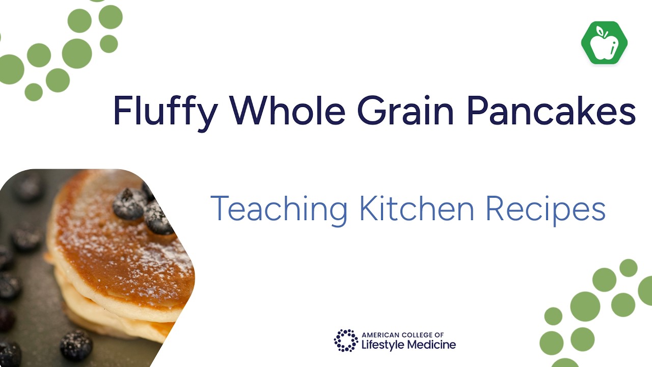 Fluffy Whole Grain Pancakes | Teaching Kitchen Recipes