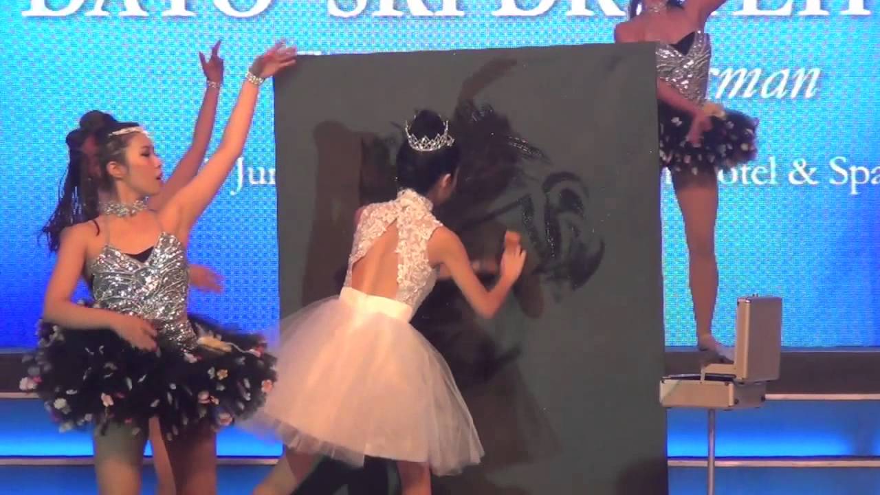 Pinky L00- Speed Glitter Painting ( Gold Dust Speed Painting)